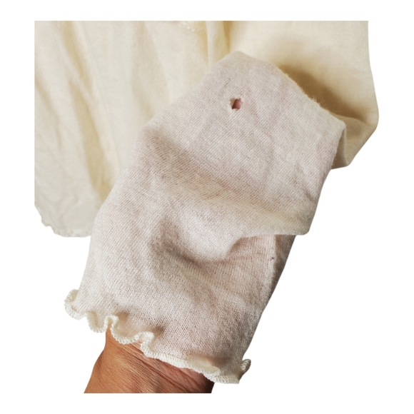 Moth anthropologie wool cashmere mohair cream medium sweater - Picture 6 of 9